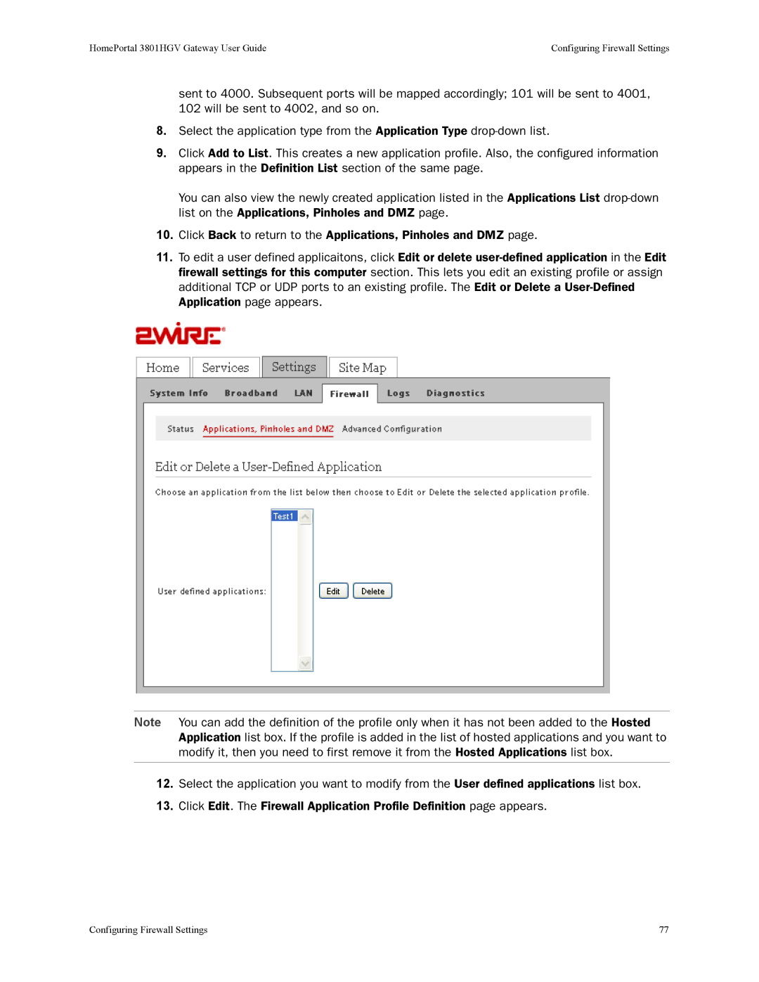 2Wire manual HomePortal 3801HGV Gateway User Guide 