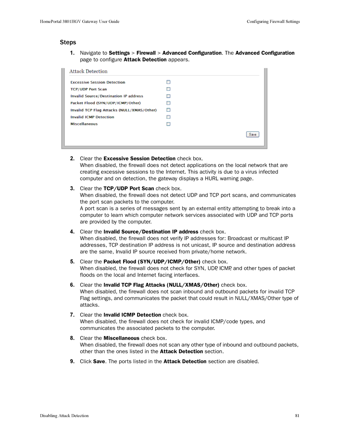 2Wire 3801HGV manual Steps 