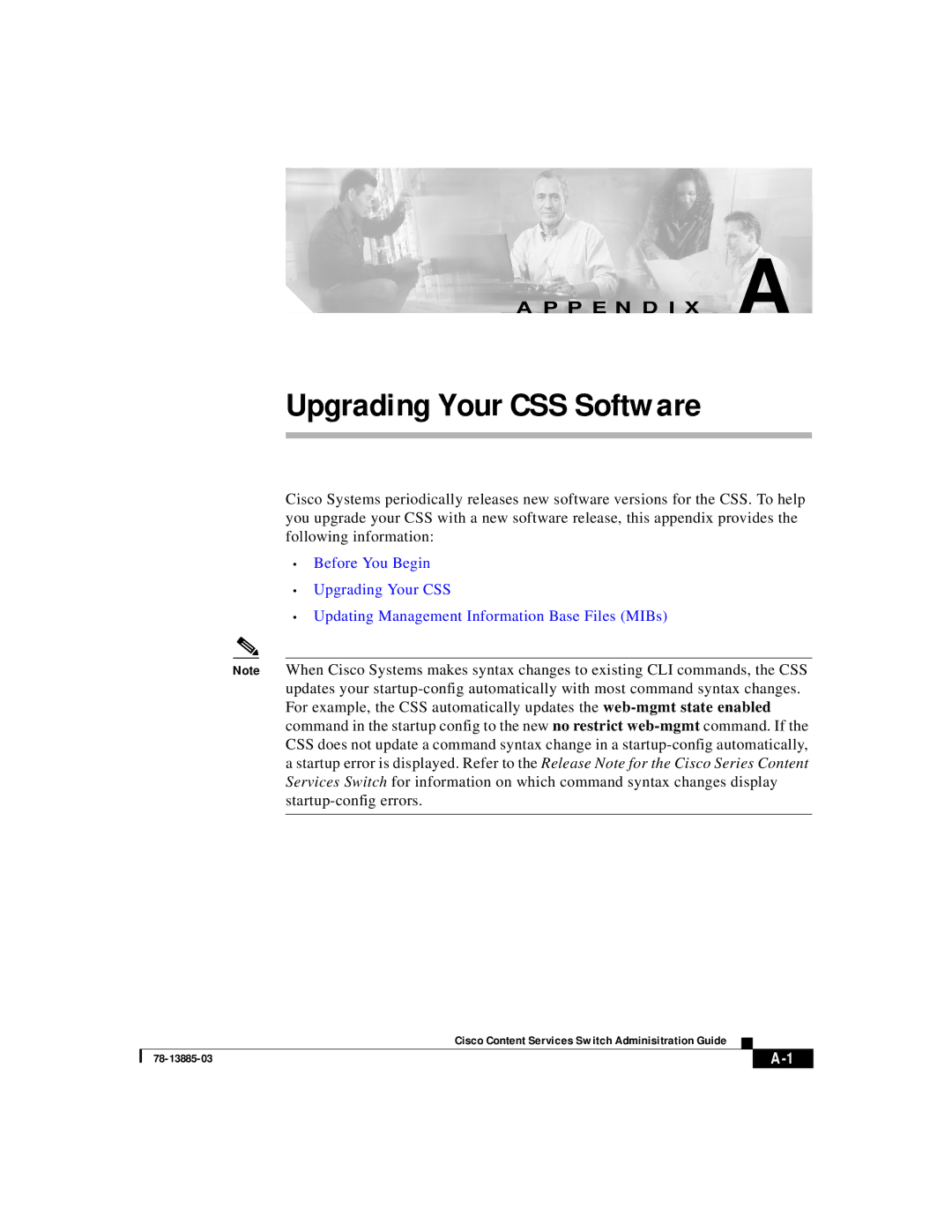 2Wire 78-13885-03 appendix Upgrading Your CSS Software 