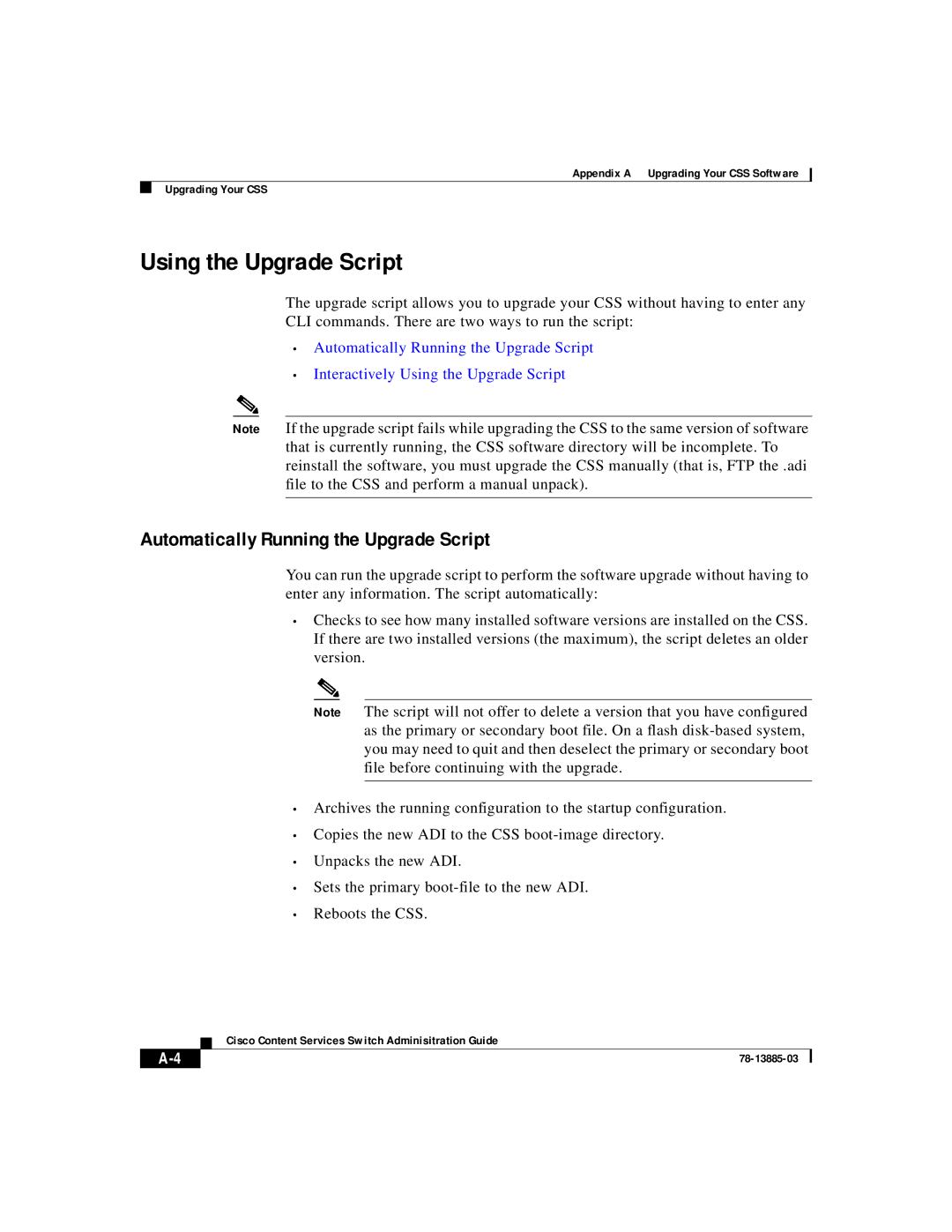 2Wire 78-13885-03 appendix Using the Upgrade Script 