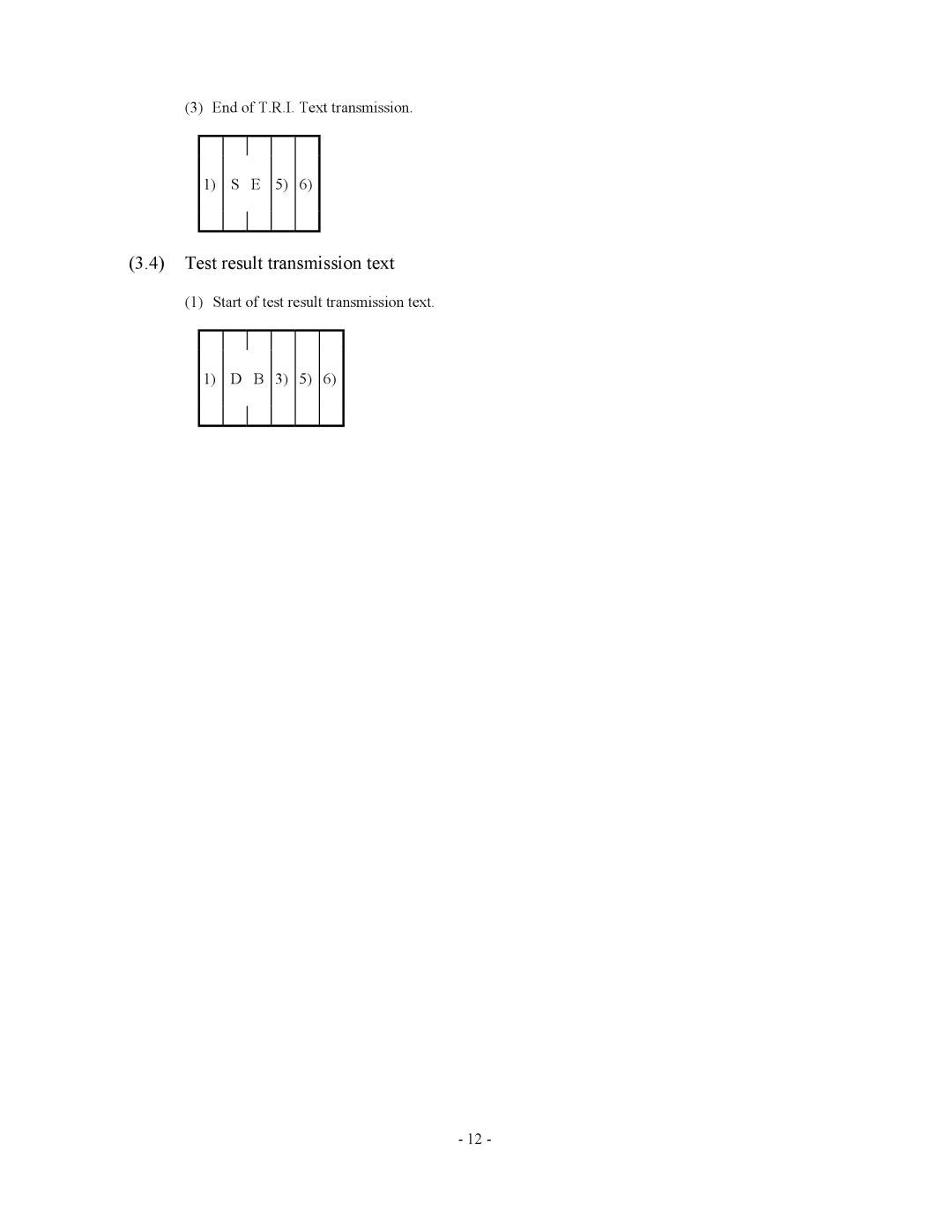 2Wire AU5400, AU2700 specifications Test result transmission text 