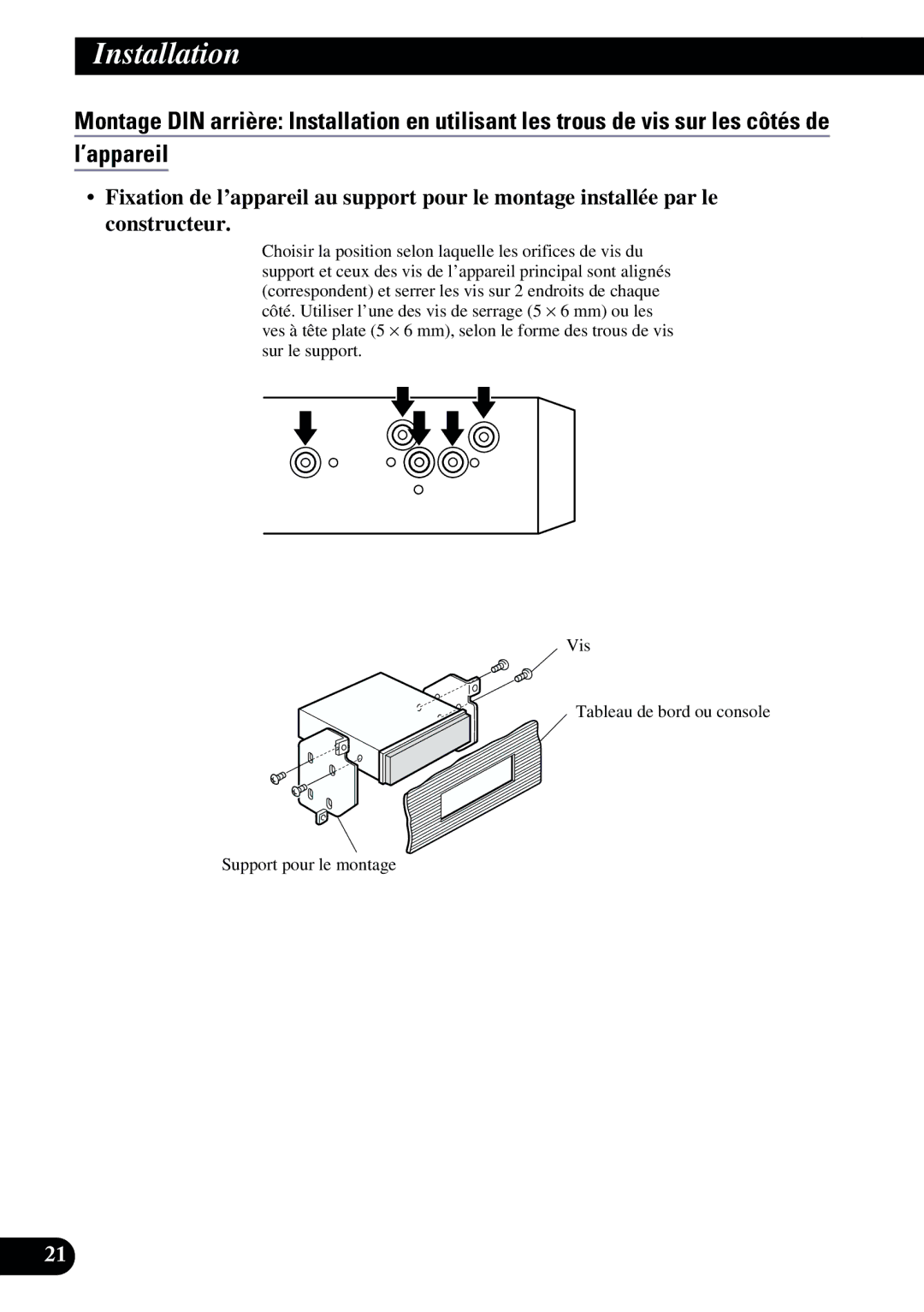 2Wire AVIC-9DVD installation manual ’appareil 