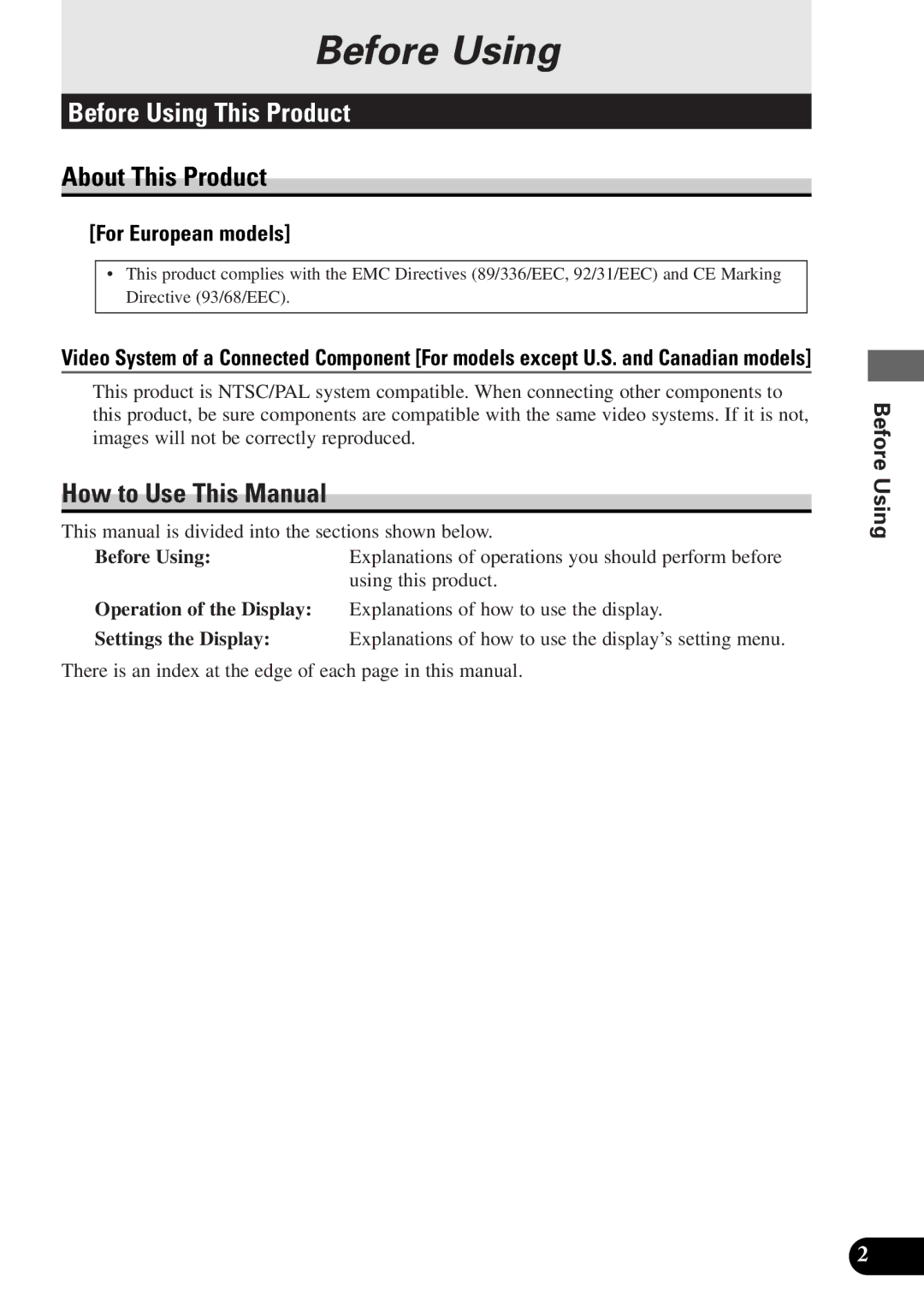 2Wire AVX-7300 operation manual Before Using This Product, How to Use This Manual, For European models 