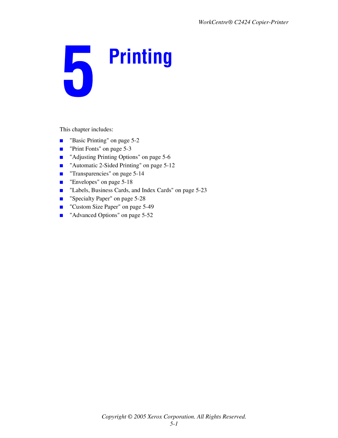 2Wire C424 manual Printing 