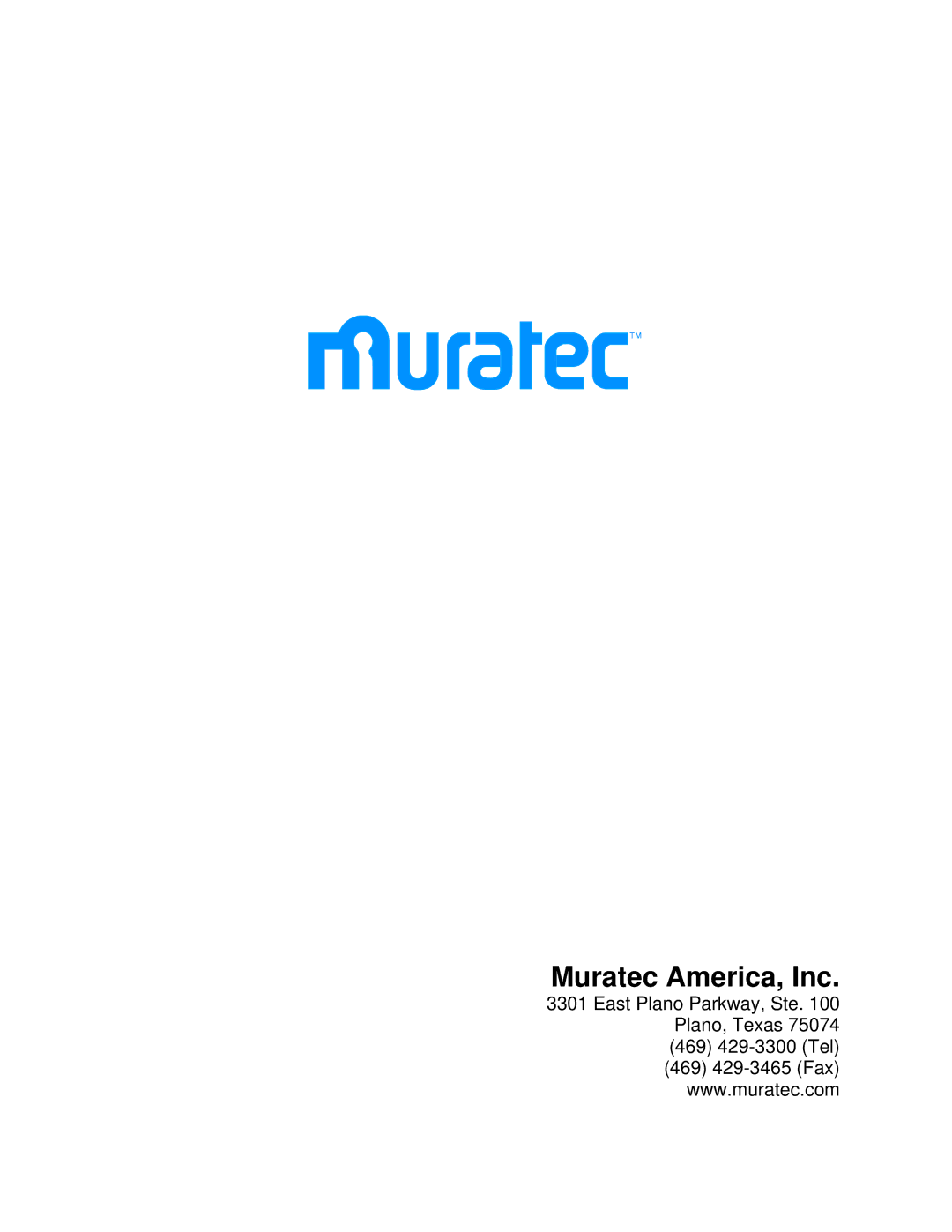 2Wire F-116P manual Muratec America, Inc 