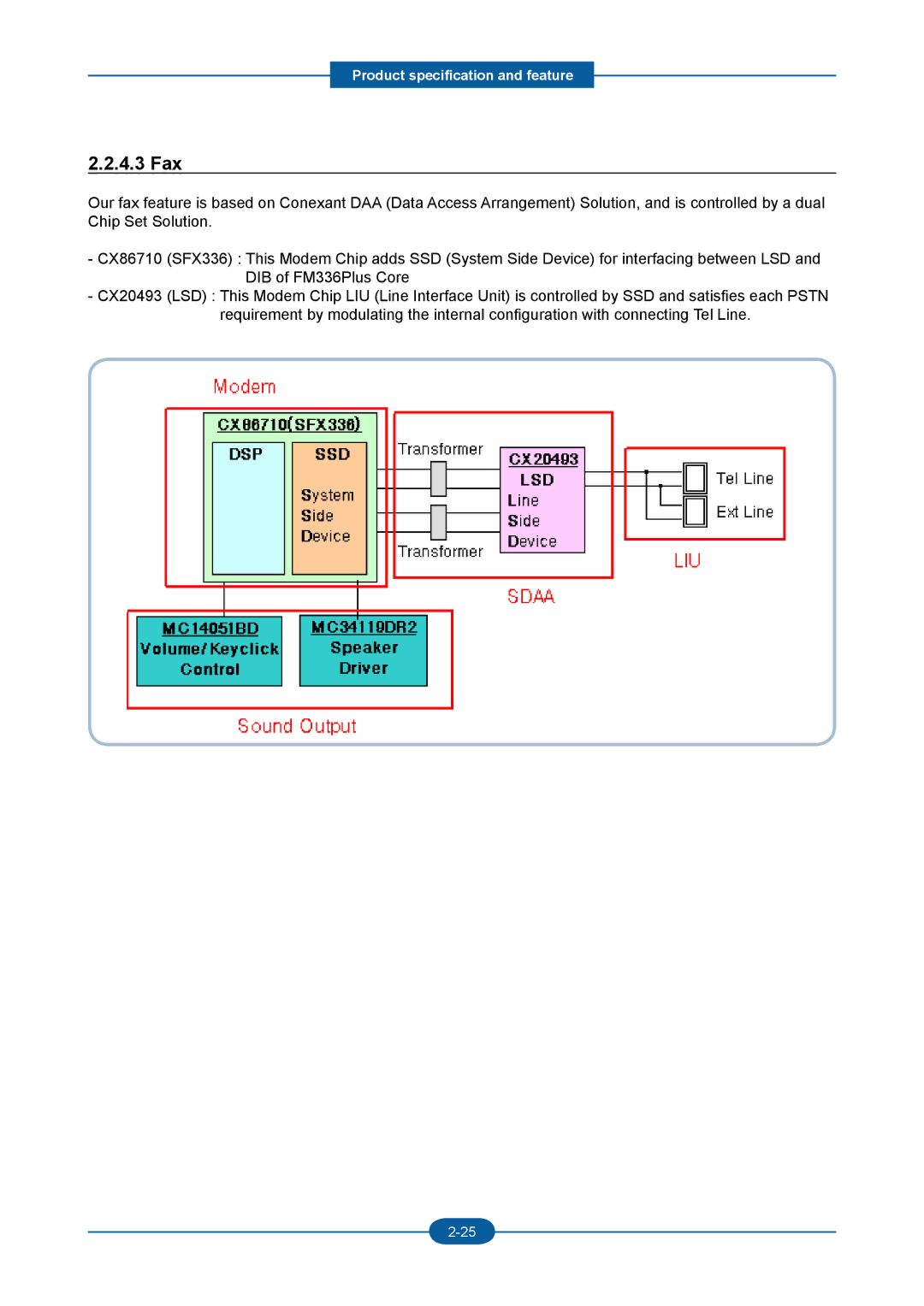 2Wire F-116P manual 4.3 Fax 