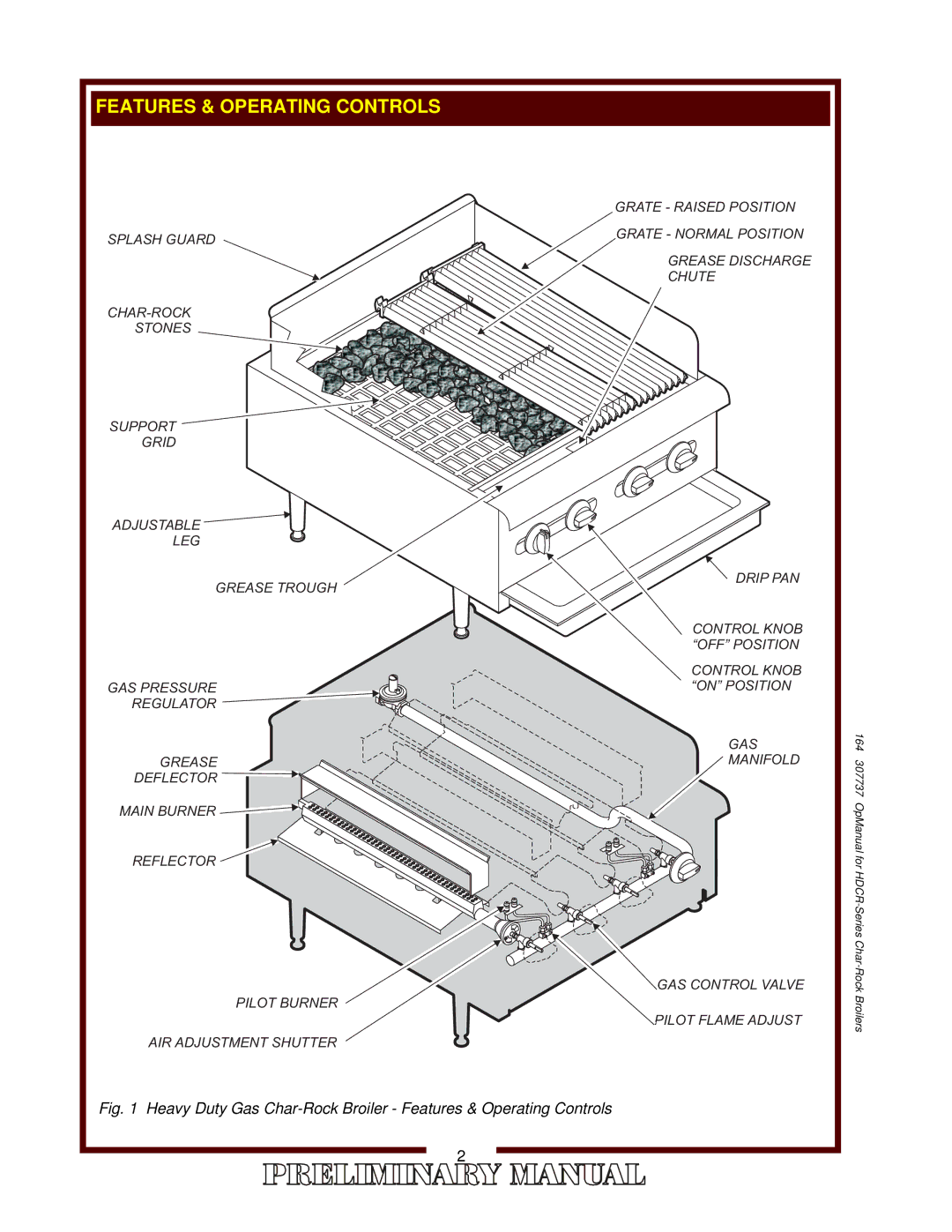 2Wire HDCR-4830G, HDCR-1230G, HDCR-2430G, HDCR-3630G operation manual 164 307737 OpManual for HDCR-Series Char-Rock Broilers 