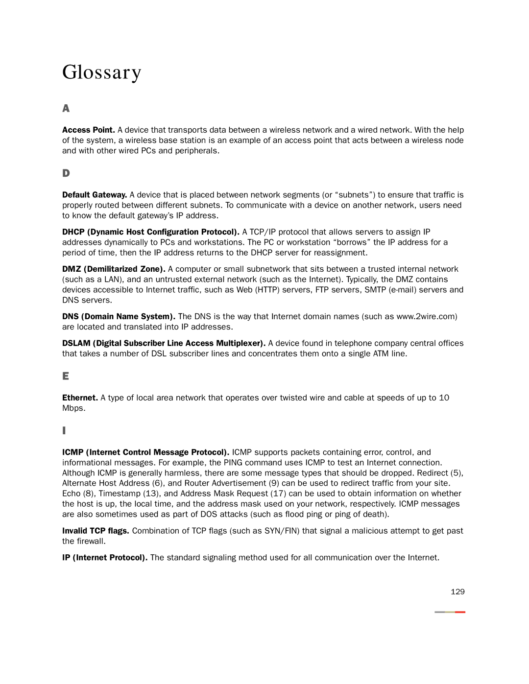 2Wire None manual Glossary 