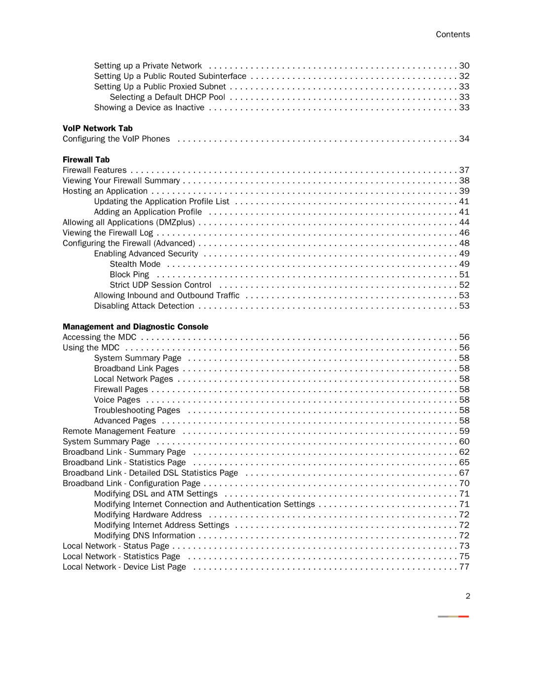 2Wire None manual 