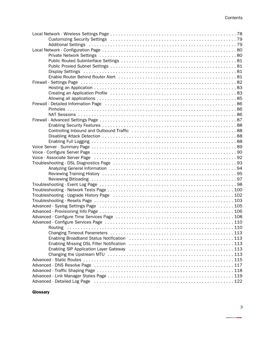 2Wire None manual Contents 