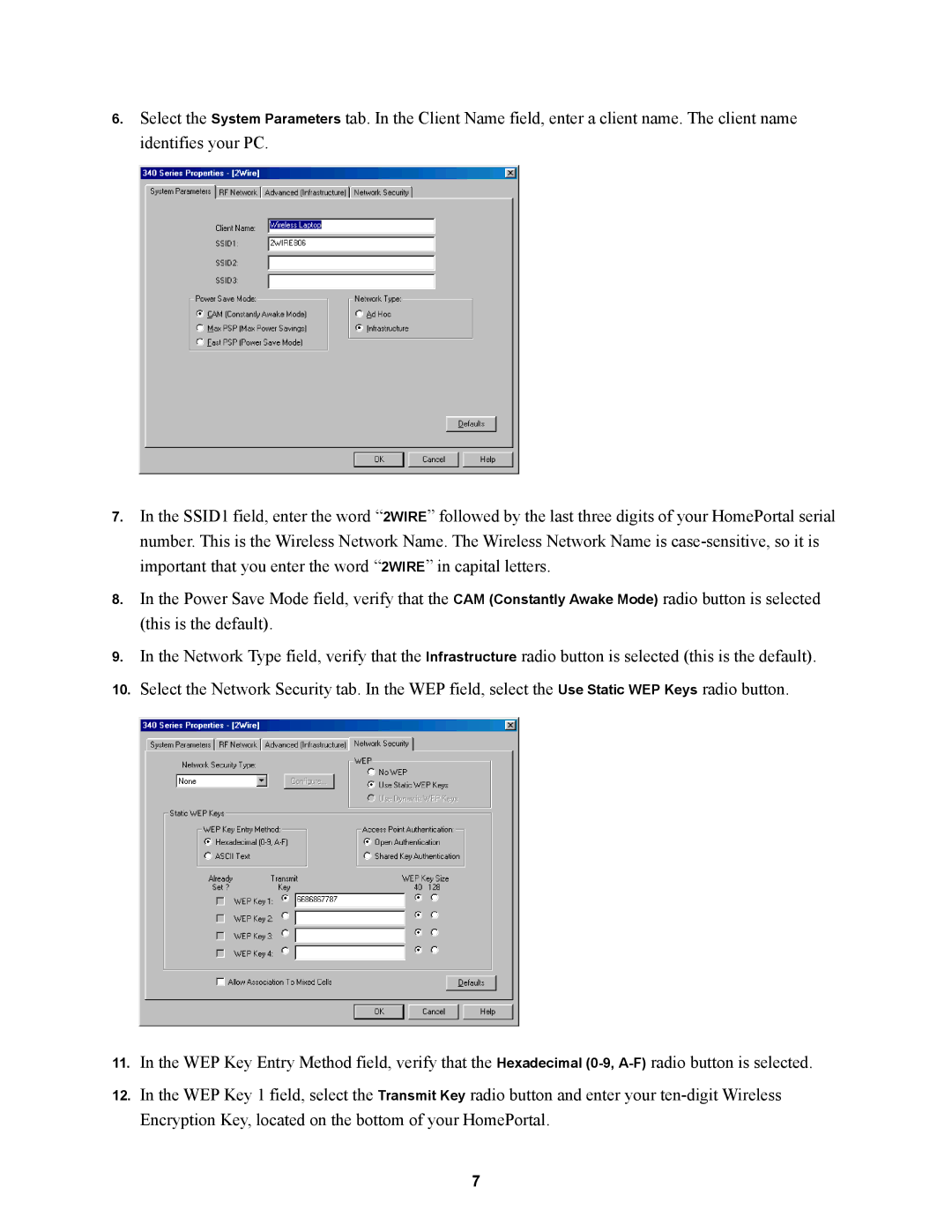 2Wire third-party wireless Ethernet adapters manual 