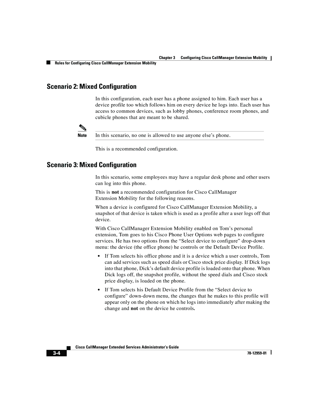 321 Studios 78-12959-01 manual Scenario 2 Mixed Configuration, Scenario 3 Mixed Configuration 