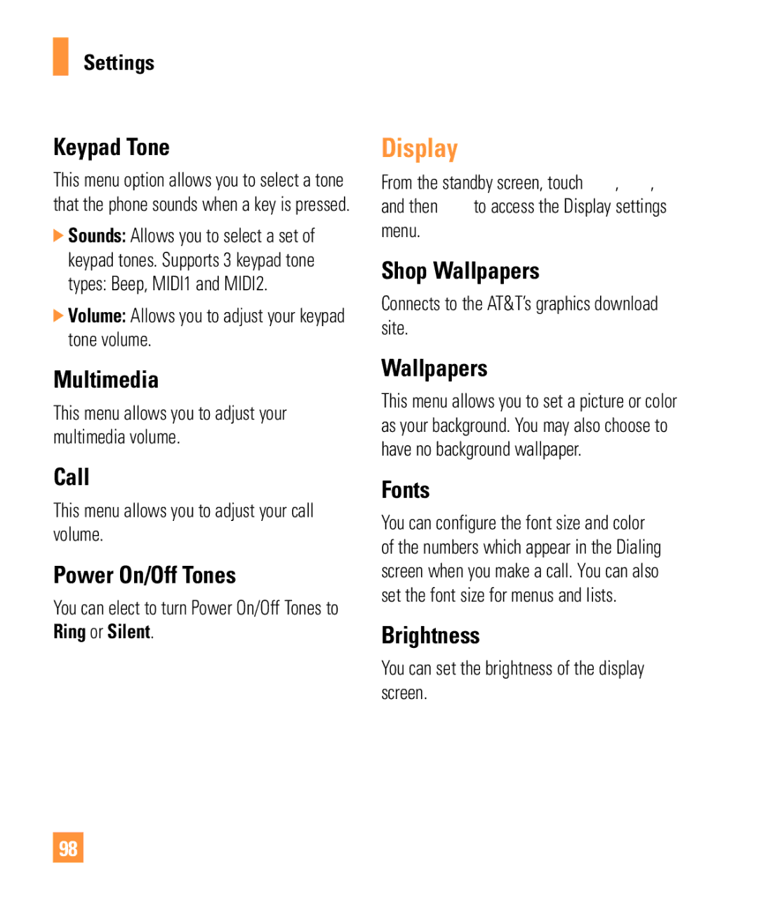 321 Studios Cell Phone manual Display 