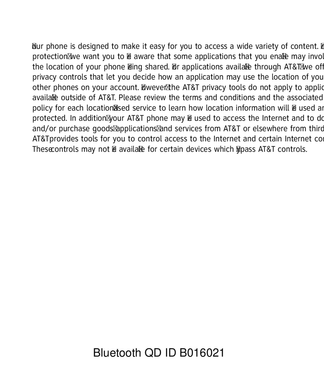 321 Studios Cell Phone manual Bluetooth QD ID B016021 