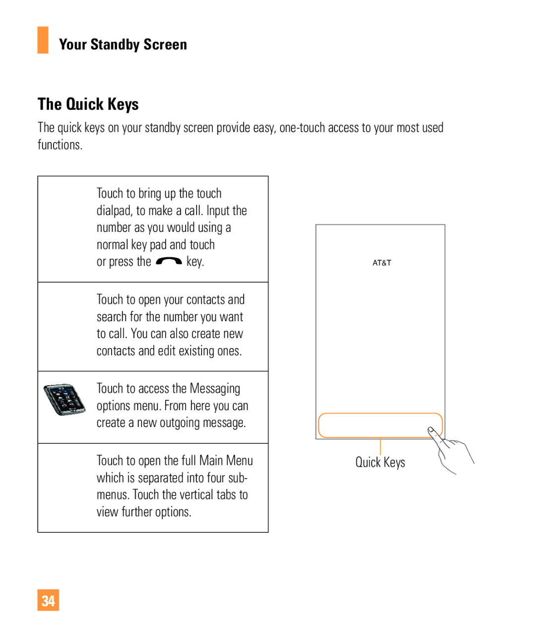 321 Studios Cell Phone manual Quick Keys, Or press the key 