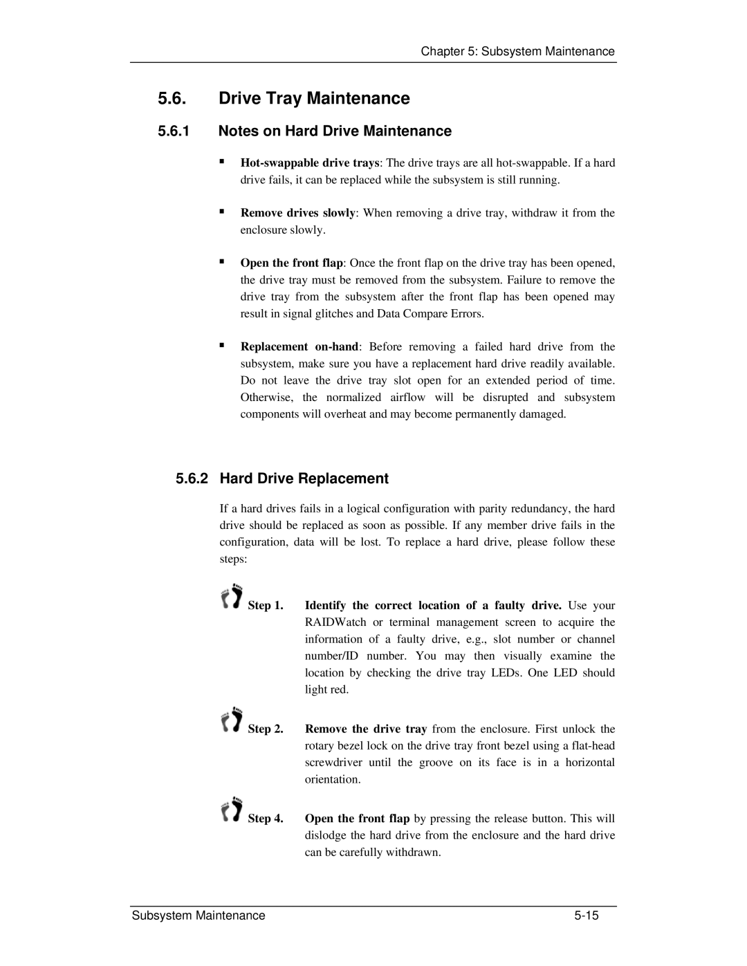 321 Studios GHDX2-2430S-24F4D manual Drive Tray Maintenance, Hard Drive Replacement 