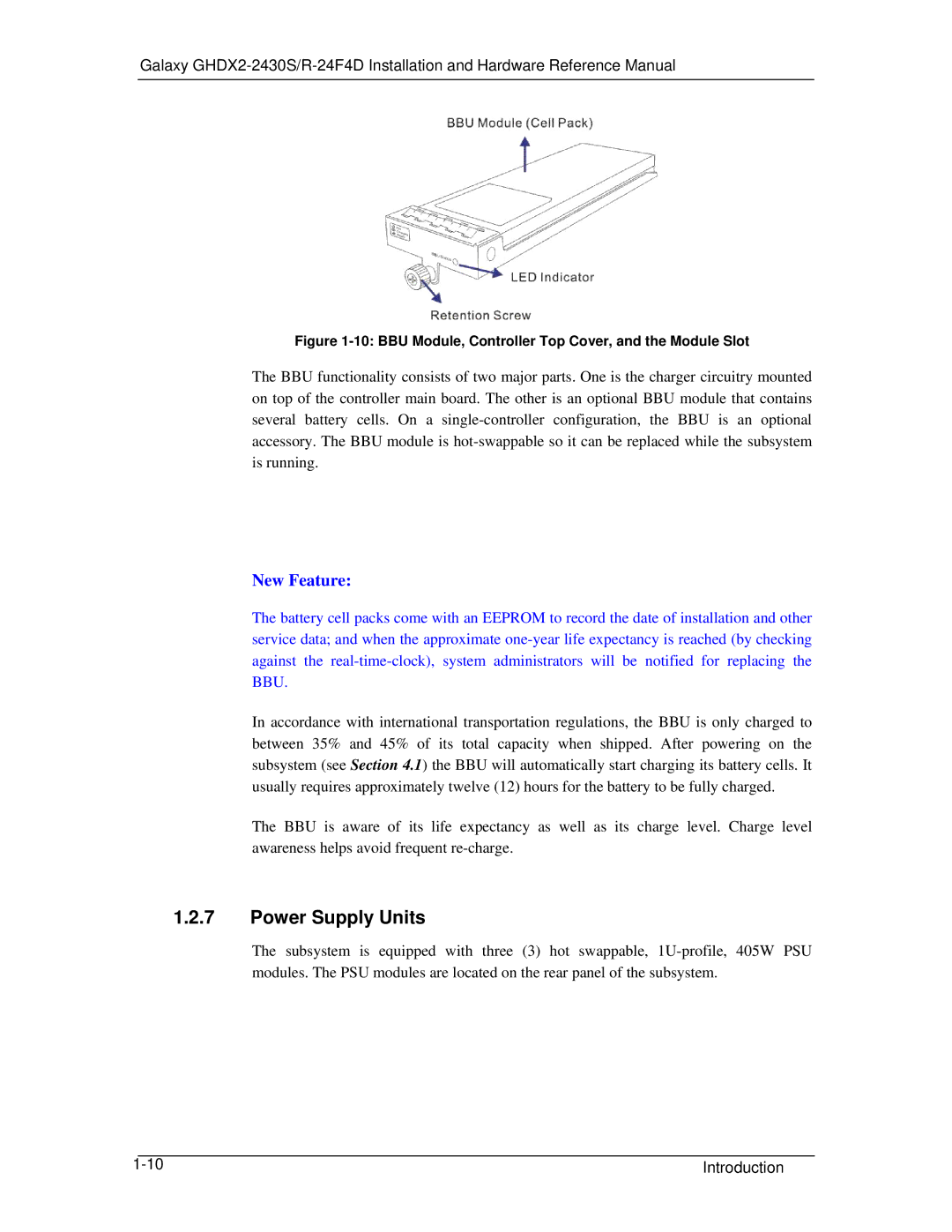 321 Studios GHDX2-2430S-24F4D manual Power Supply Units, New Feature 