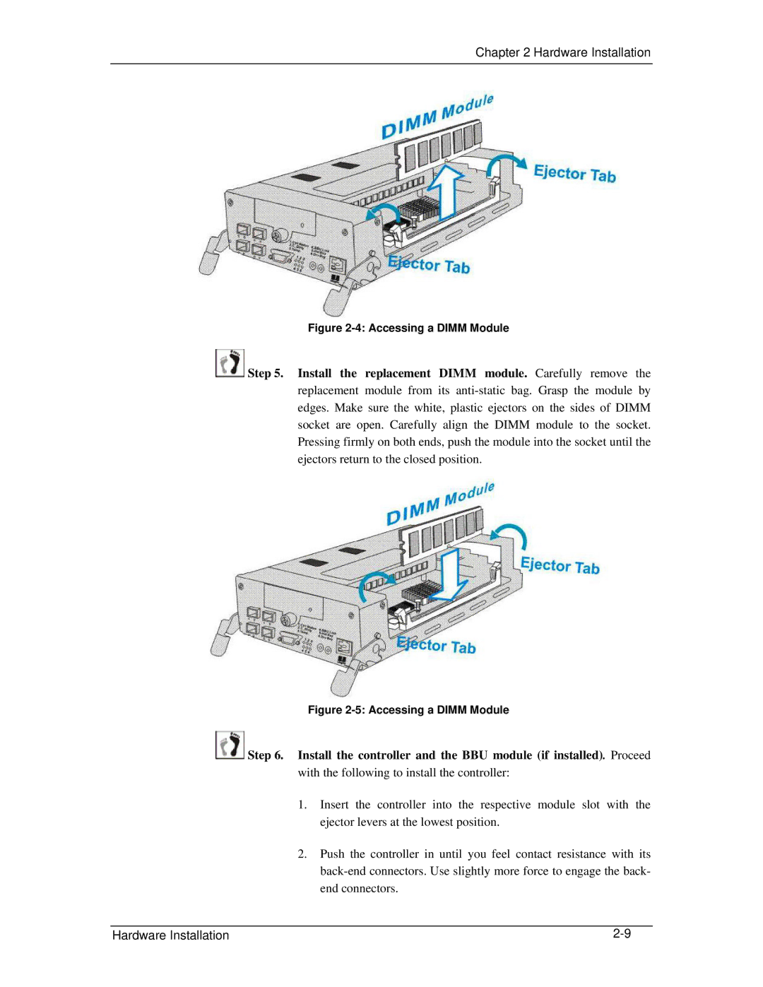 321 Studios GHDX2-2430S-24F4D manual Accessing a Dimm Module 