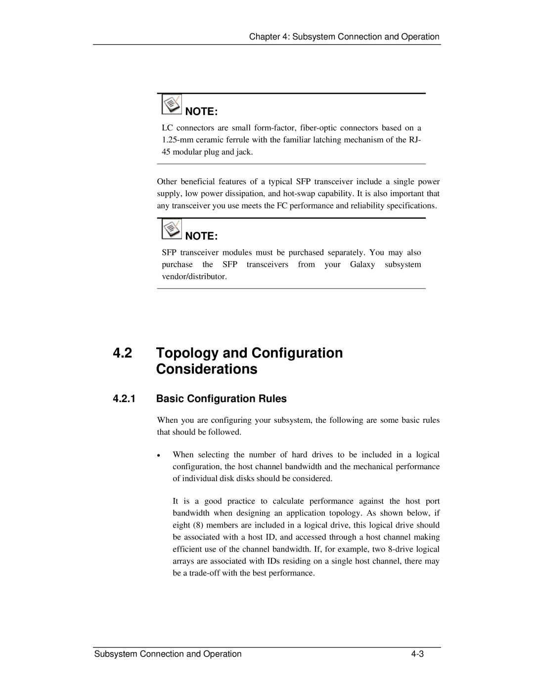 321 Studios GHDX2-2430S-24F4D manual Topology and Configuration Considerations, Basic Configuration Rules 