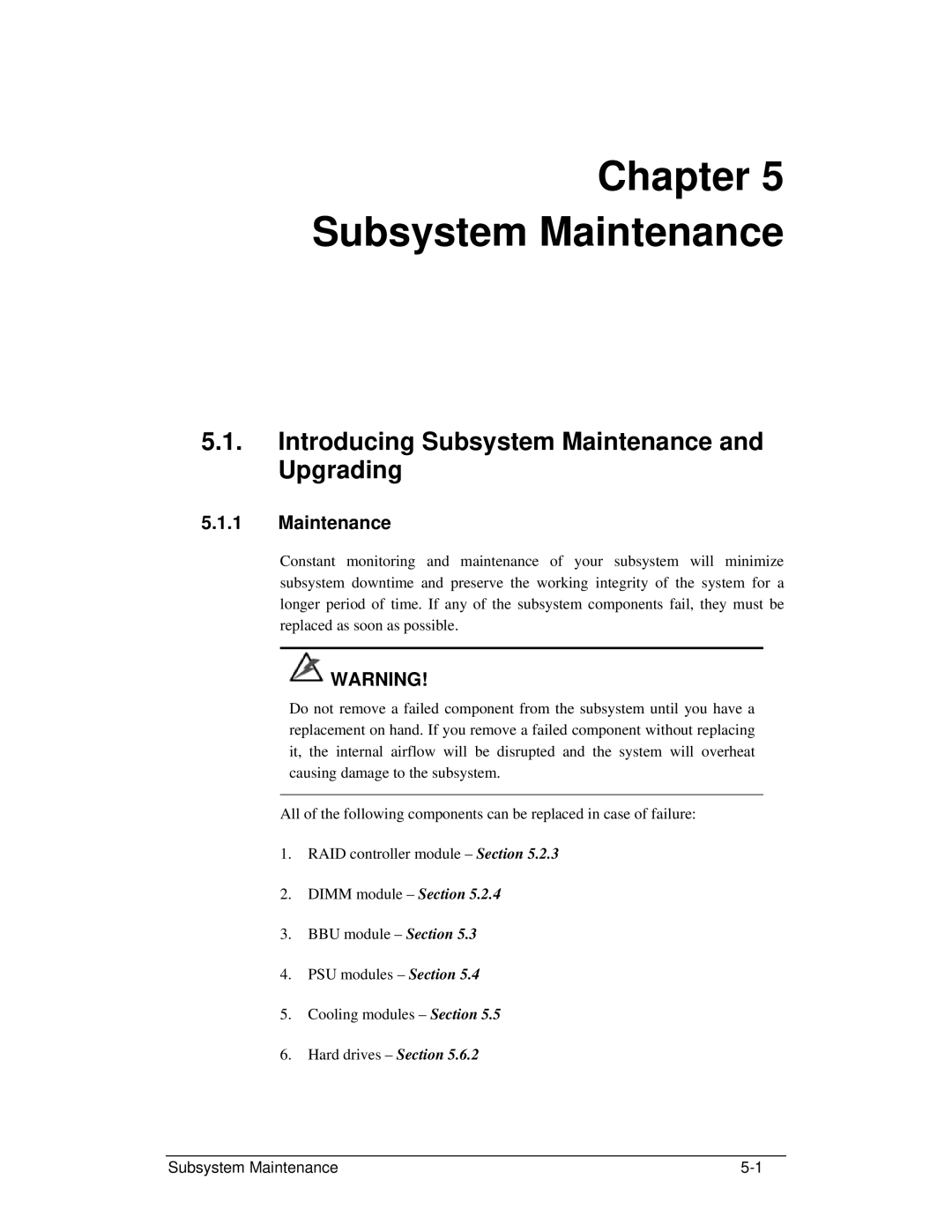 321 Studios GHDX2-2430S-24F4D manual Introducing Subsystem Maintenance and Upgrading 