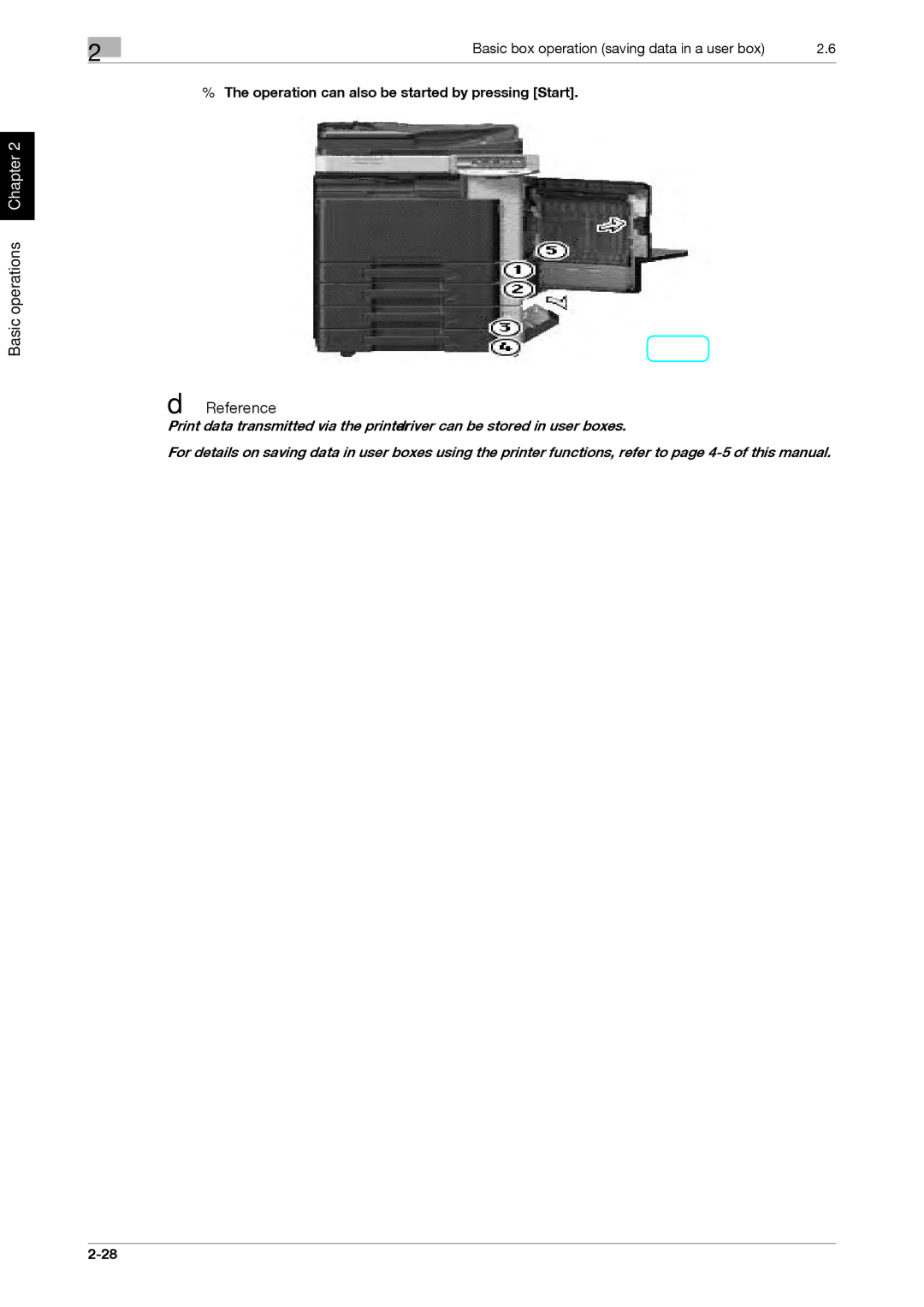 321 Studios MFX-C2828 manual Operation can also be started by pressing Start 