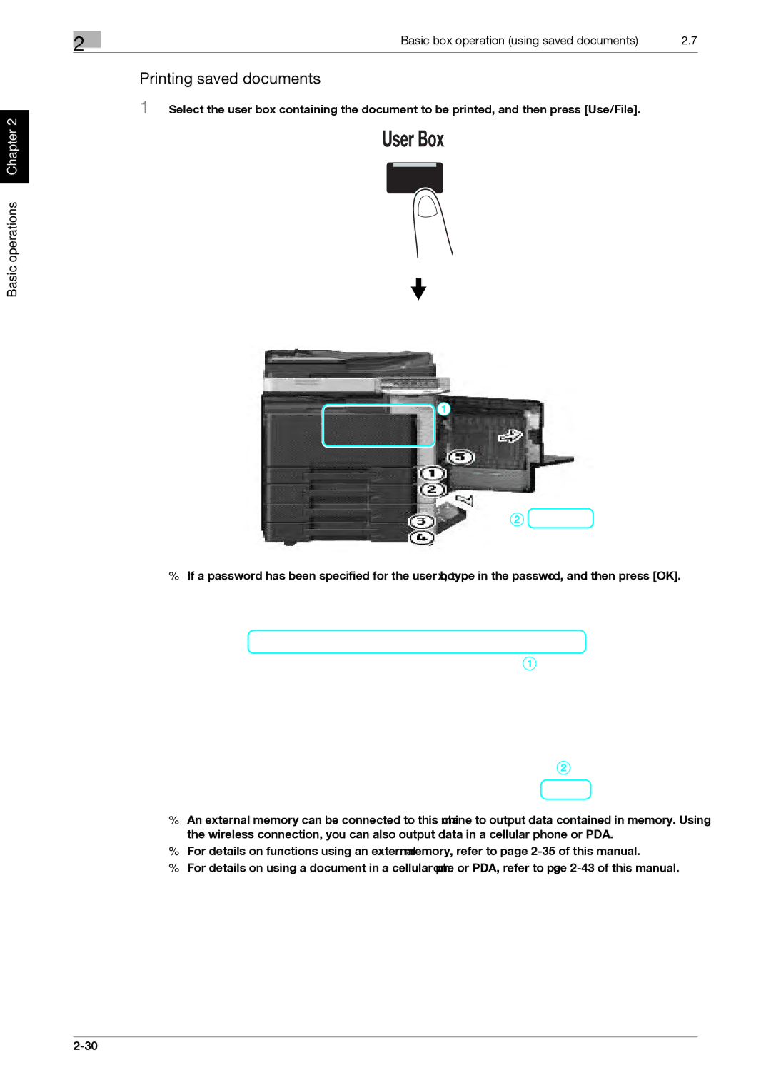 321 Studios MFX-C2828 manual Printing saved documents 