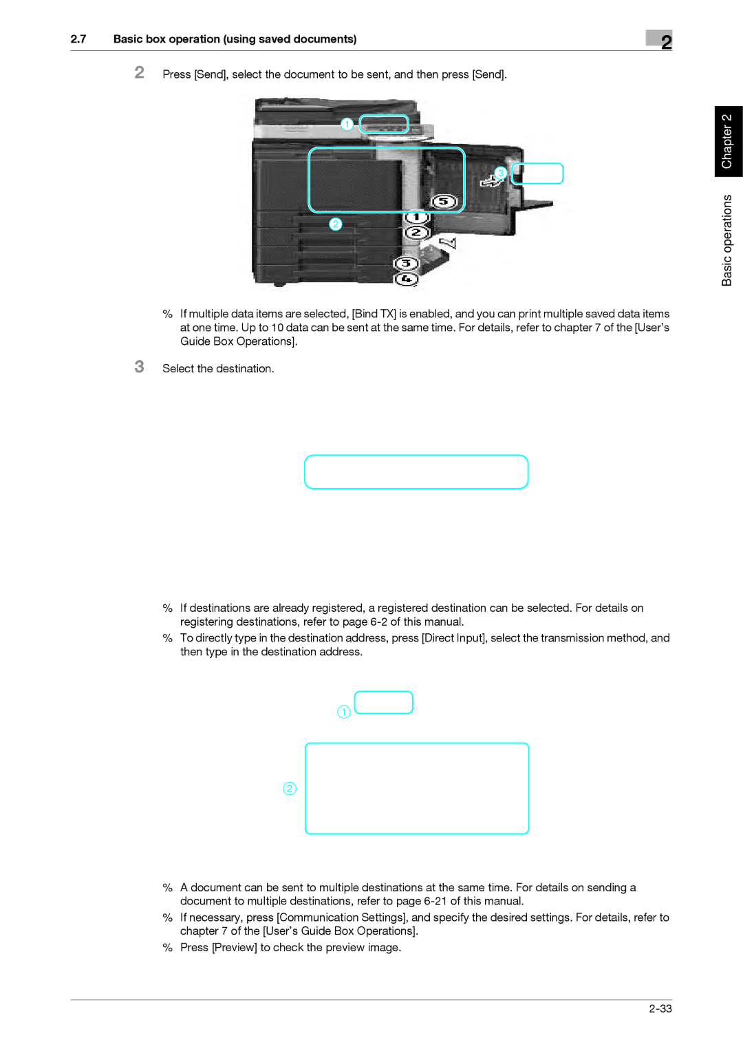 321 Studios MFX-C2828 manual Basic operations Chapter 