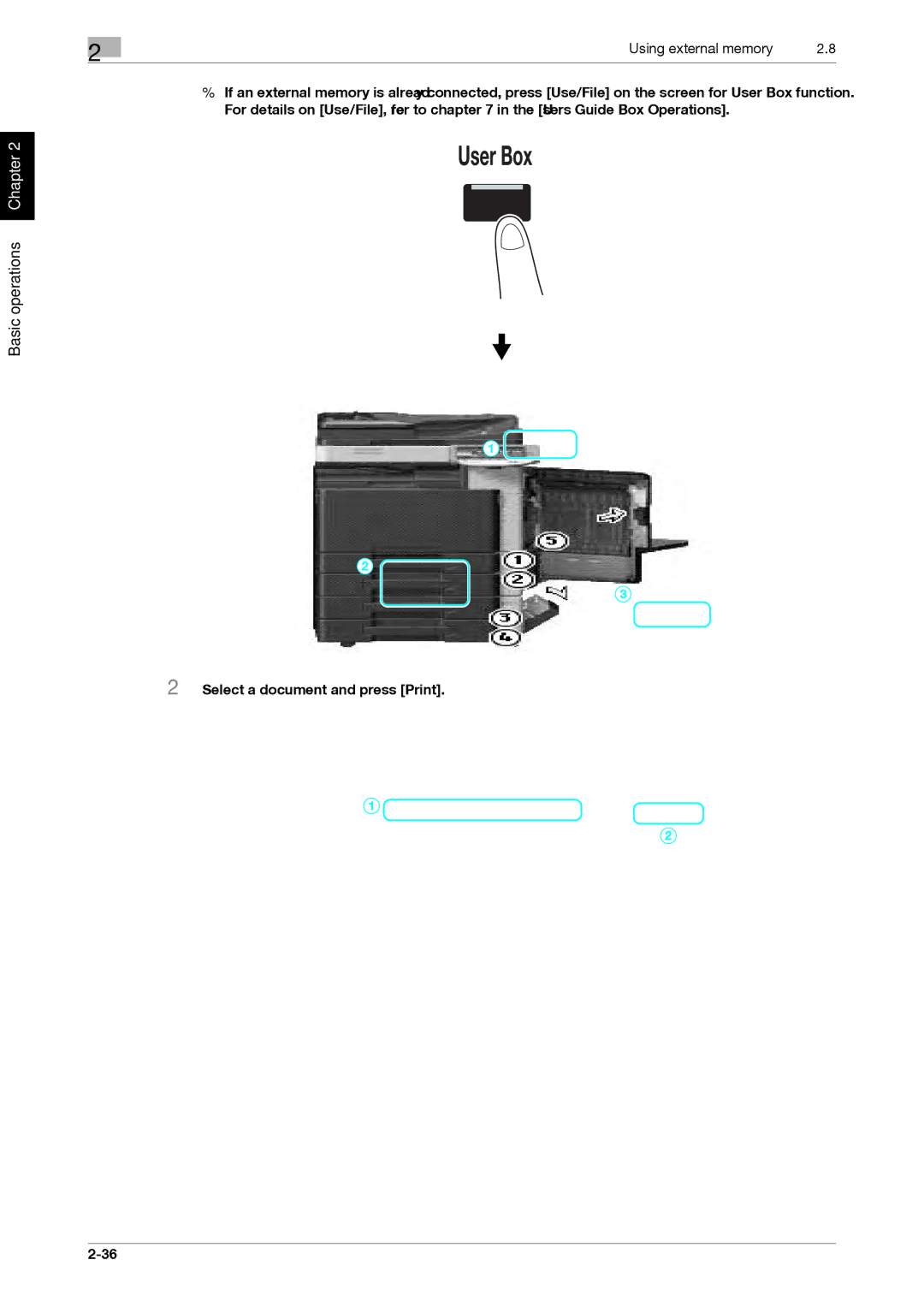 321 Studios MFX-C2828 manual Basic operations Chapter 