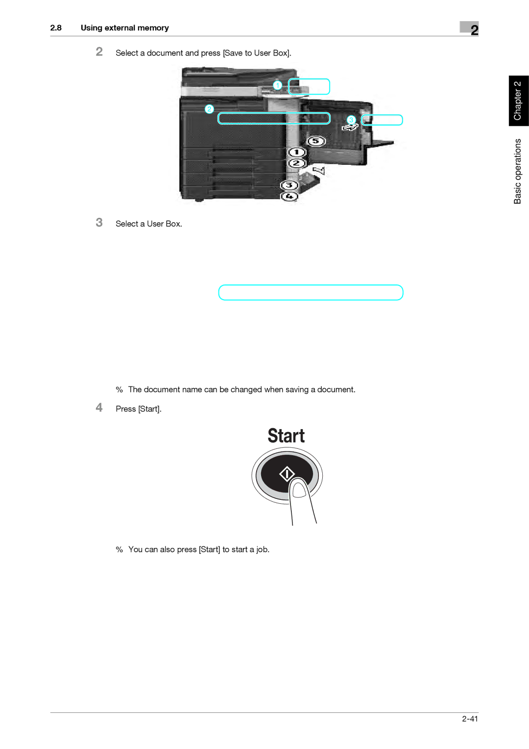 321 Studios MFX-C2828 manual Basic operations Chapter 