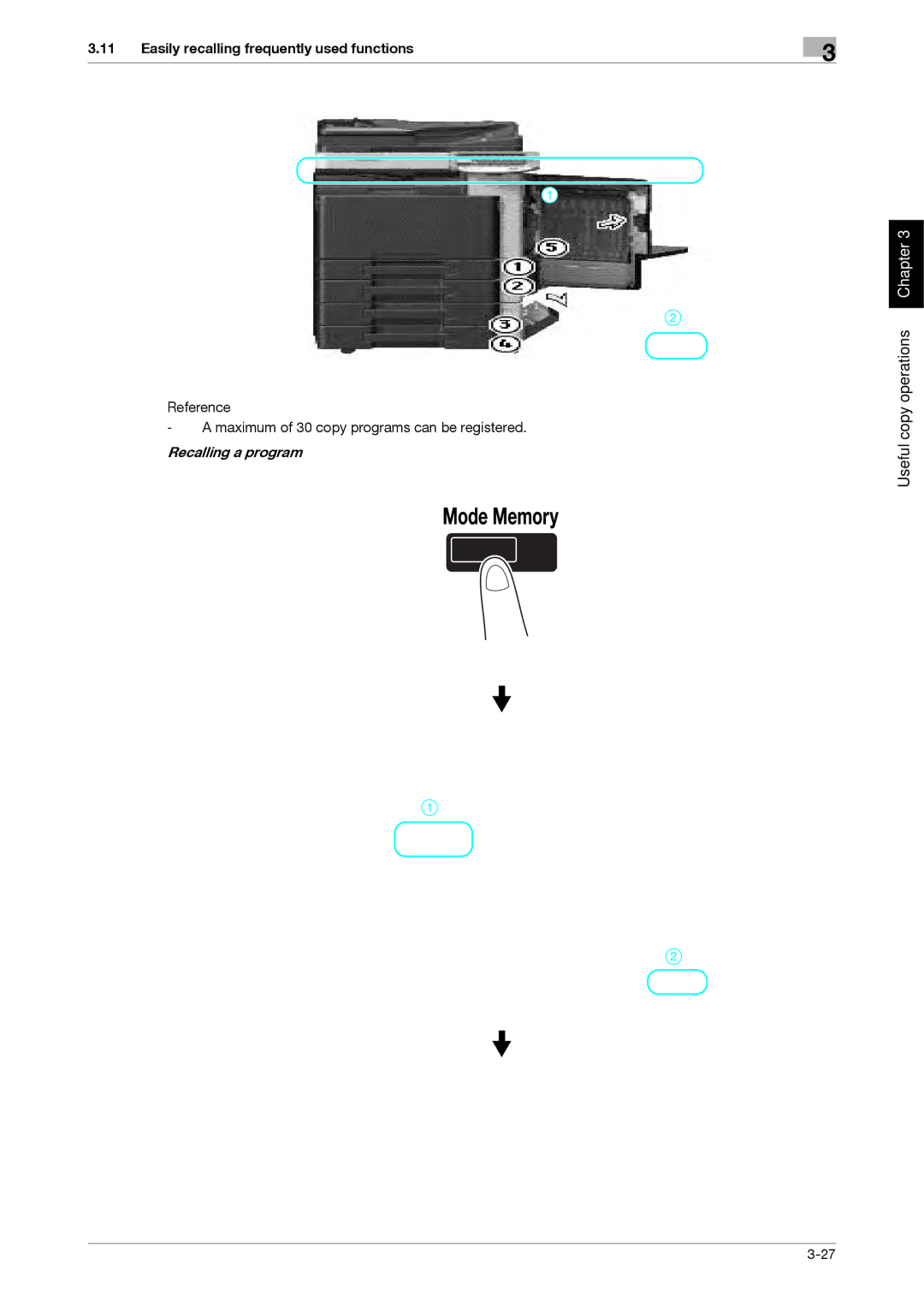 321 Studios MFX-C2828 manual Recalling a program 