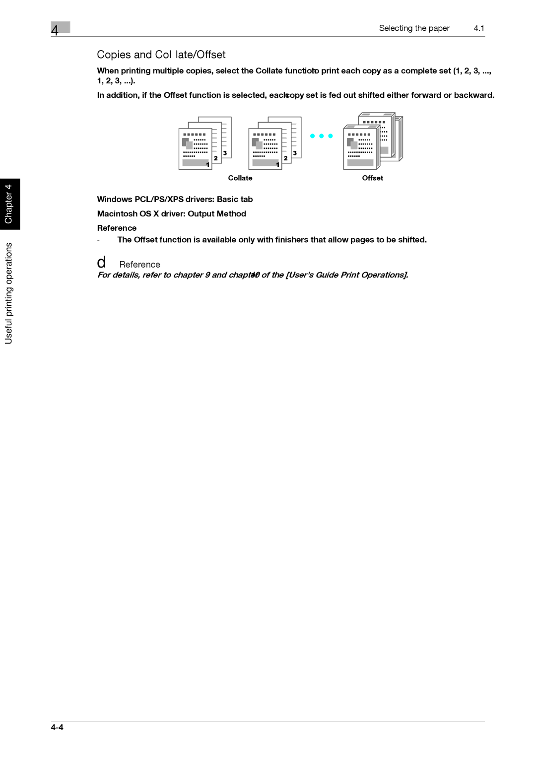 321 Studios MFX-C2828 manual Copies and Collate/Offset 