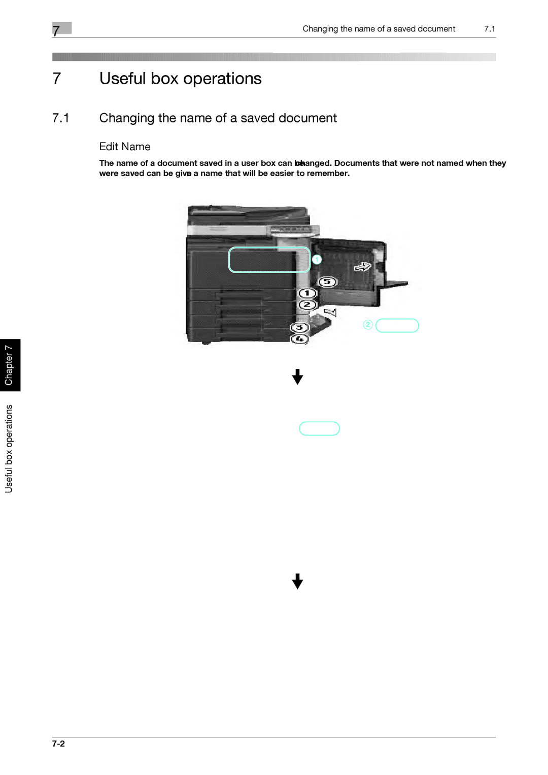 321 Studios MFX-C2828 manual Changing the name of a saved document, Edit Name 