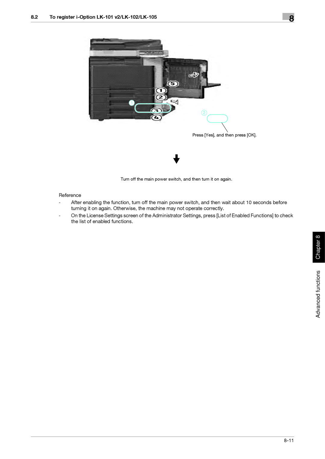 321 Studios MFX-C2828 manual Advanced functions Chapter 