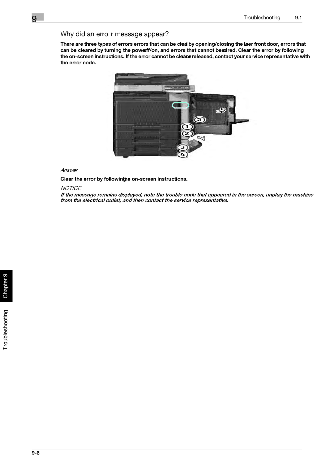 321 Studios MFX-C2828 manual Why did an error message appear? 