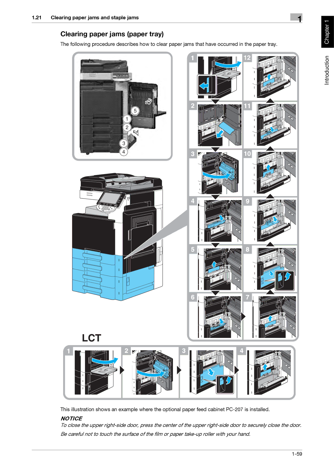 321 Studios MFX-C2828 manual Clearing paper jams paper tray 