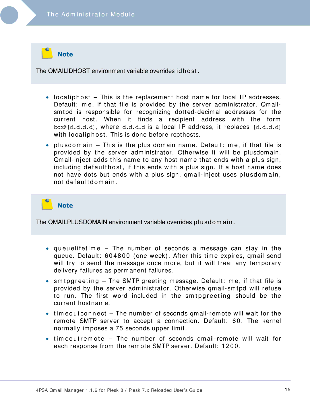 321 Studios Plesk 7.x Reloaded, Plesk 8 manual Qmailidhost environment variable overrides idhost 