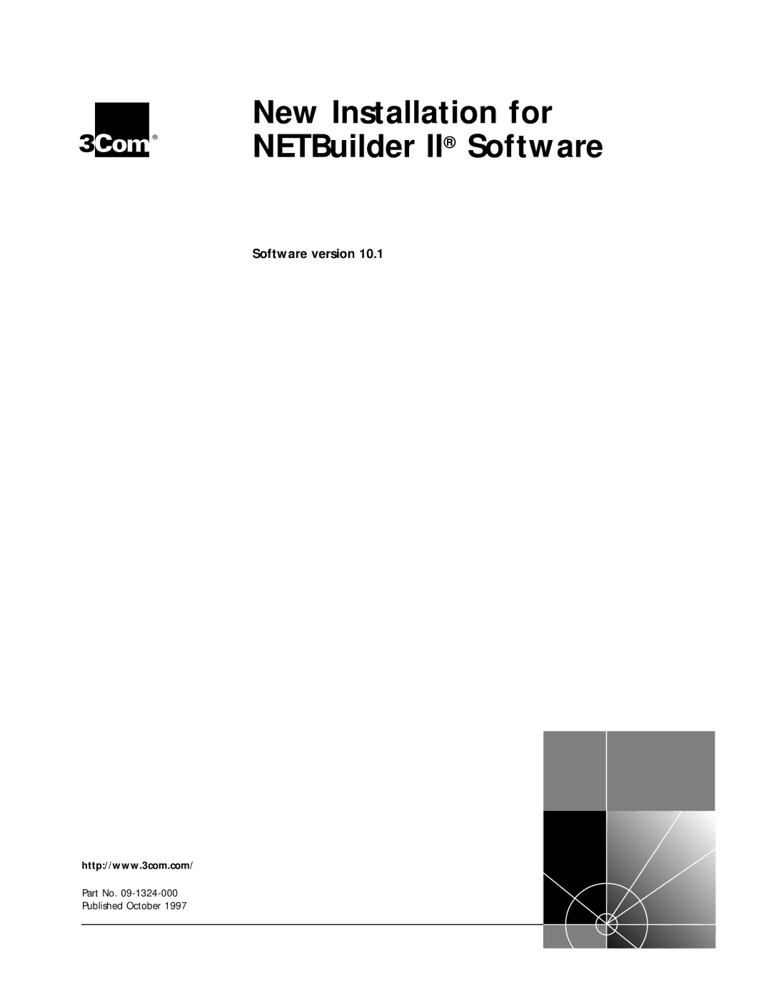 3Com 09-1324-000 manual New Installation for NETBuilder II Software 