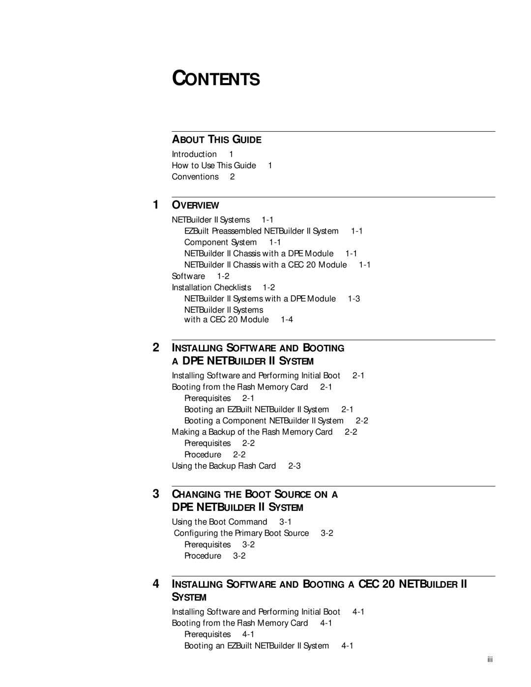 3Com 09-1324-000 manual Contents 