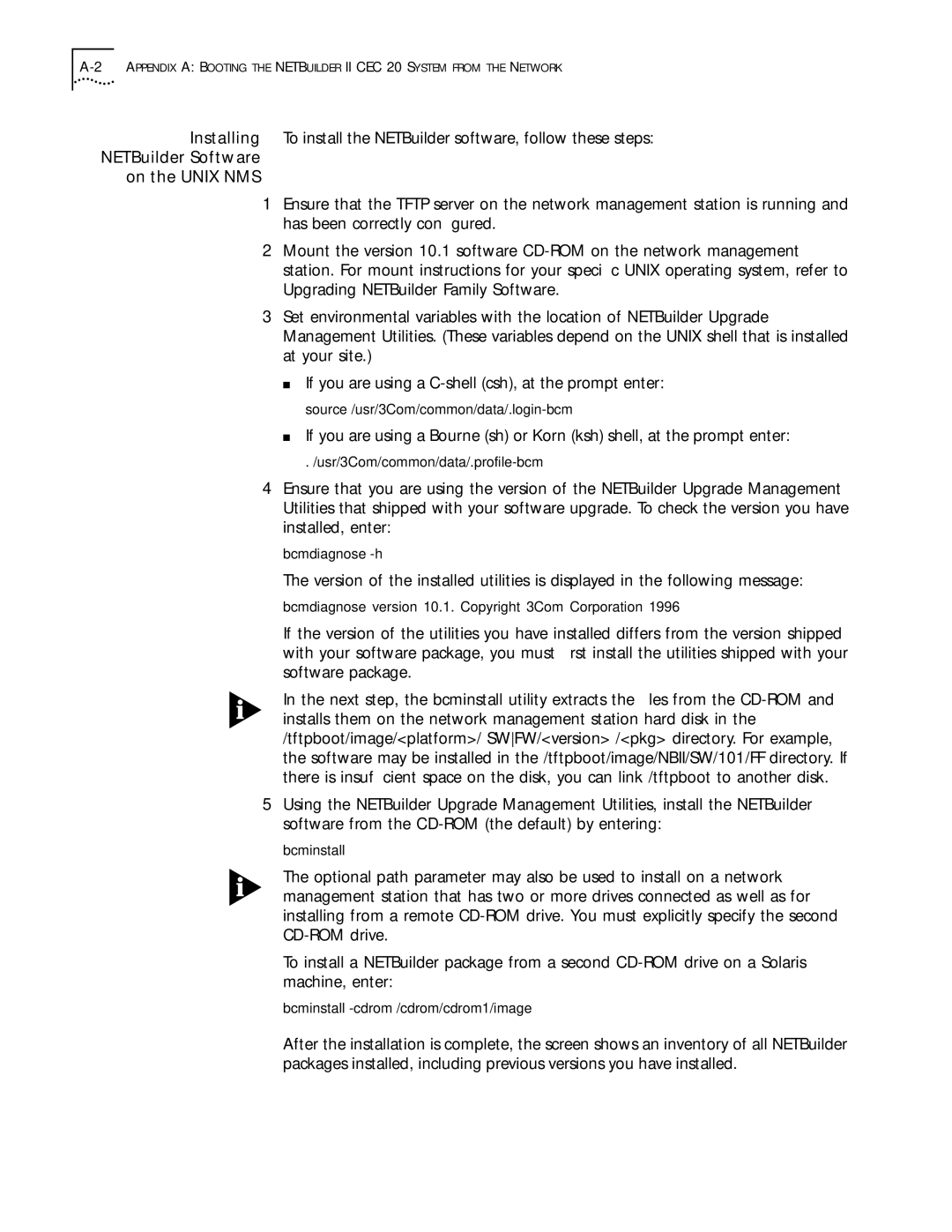 3Com 09-1324-000 manual NETBuilder Software on the Unix NMS 