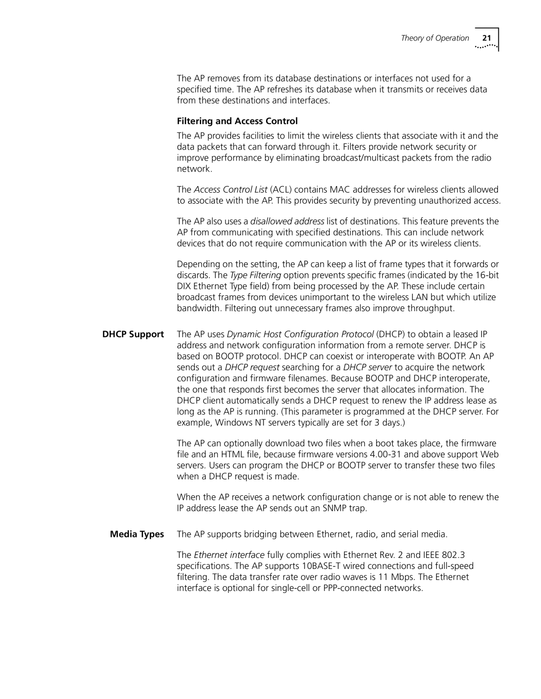 3Com 09-1765-001 manual Filtering and Access Control 