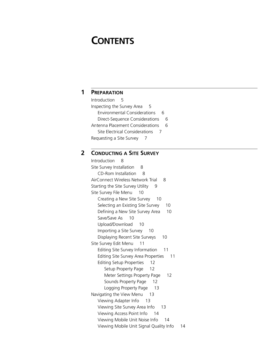 3Com 09-1765-001 manual Contents 