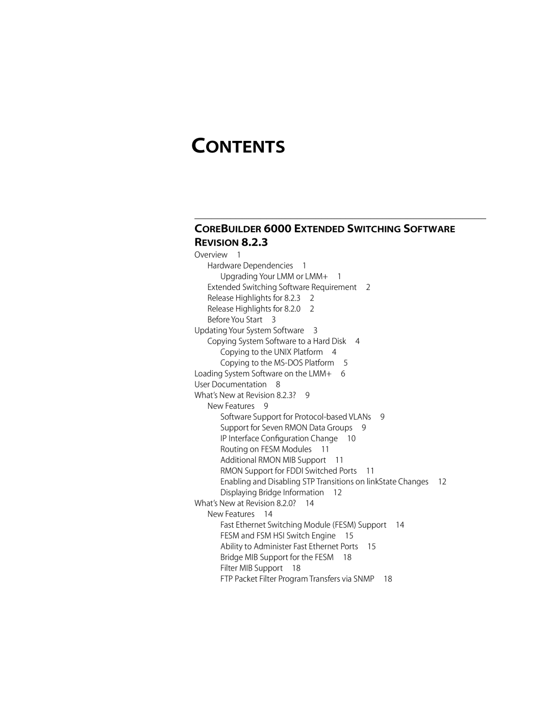 3Com 10002211 manual Contents 