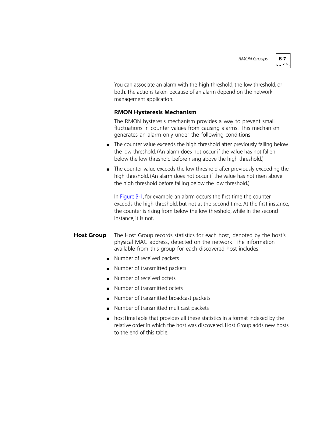 3Com 10002211 manual Rmon Groups 