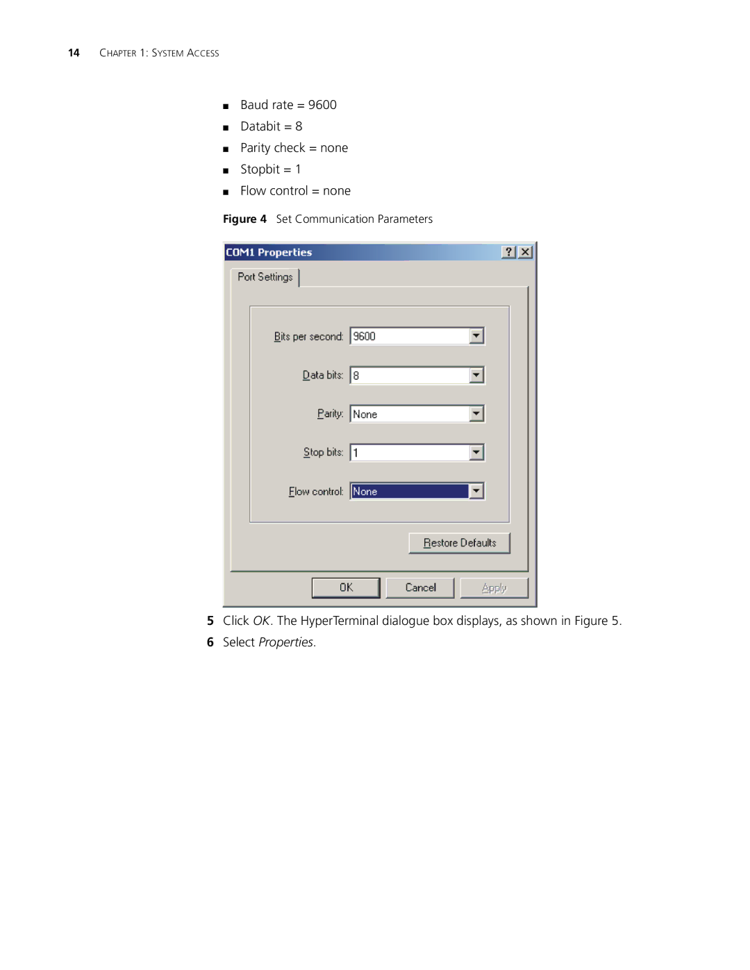 3Com 10014298 manual Select Properties 