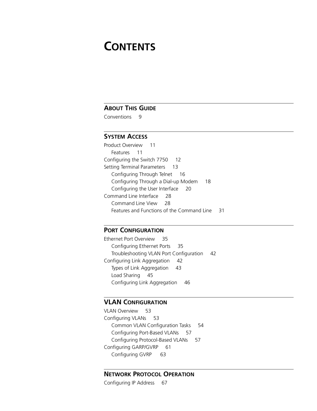 3Com 10014298 manual Contents 