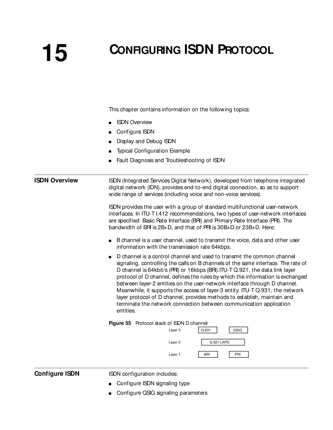 3Com 10014299 manual Isdn Overview, Configure Isdn 