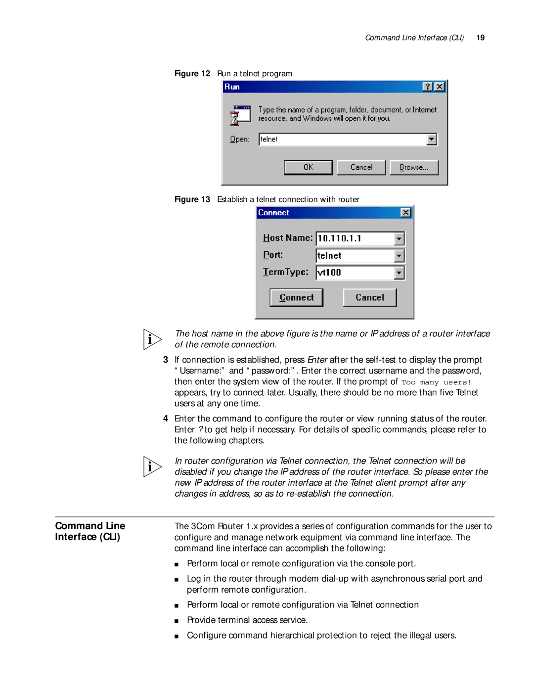 3Com 10014299 manual Command Line, Interface CLI 