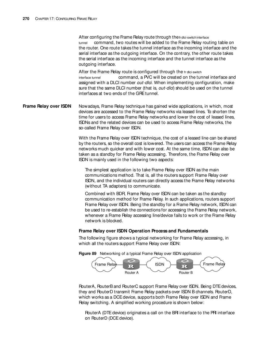 3Com 10014299 manual Frame Relay over Isdn Operation Process and Fundamentals 