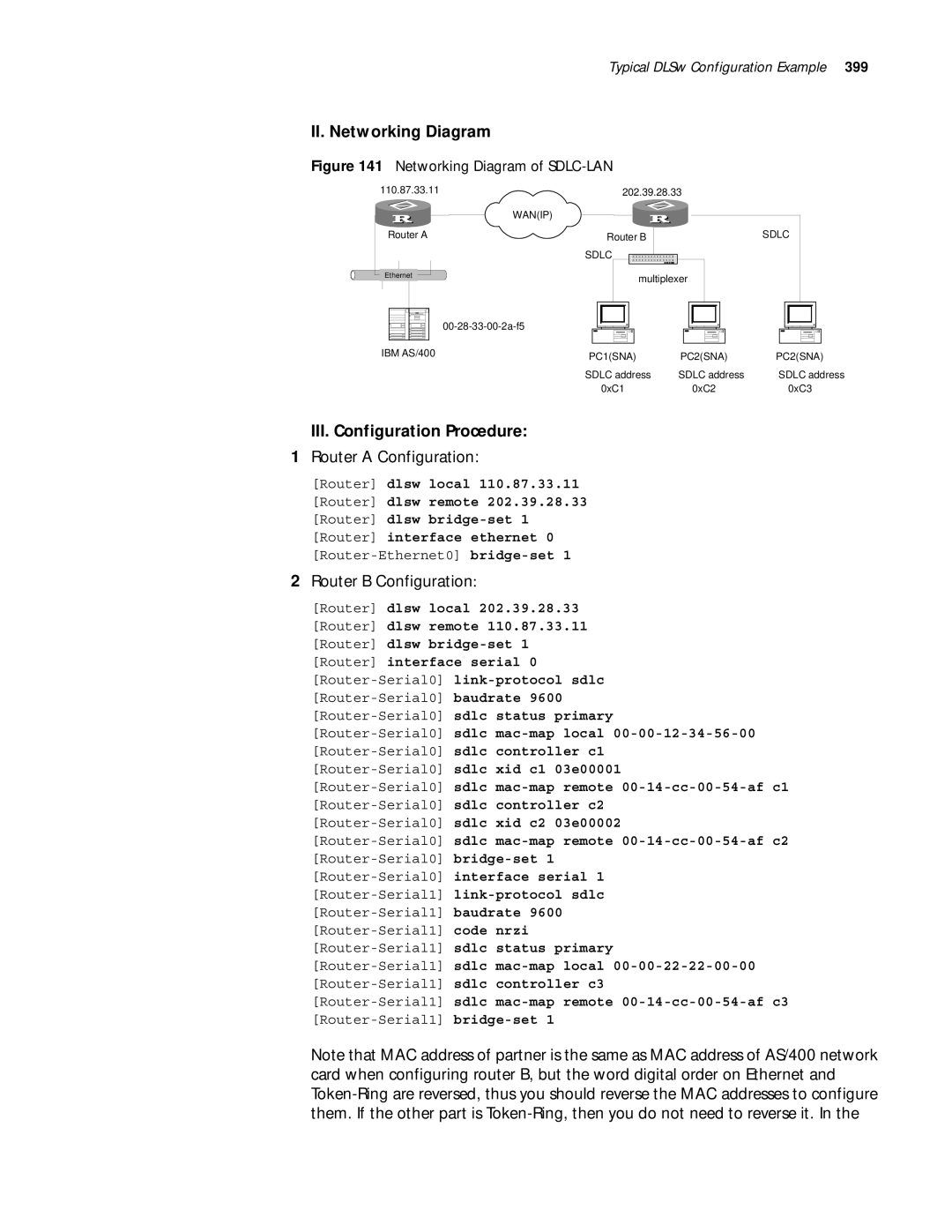 3Com 10014299 manual Networking Diagram of SDLC-LAN 