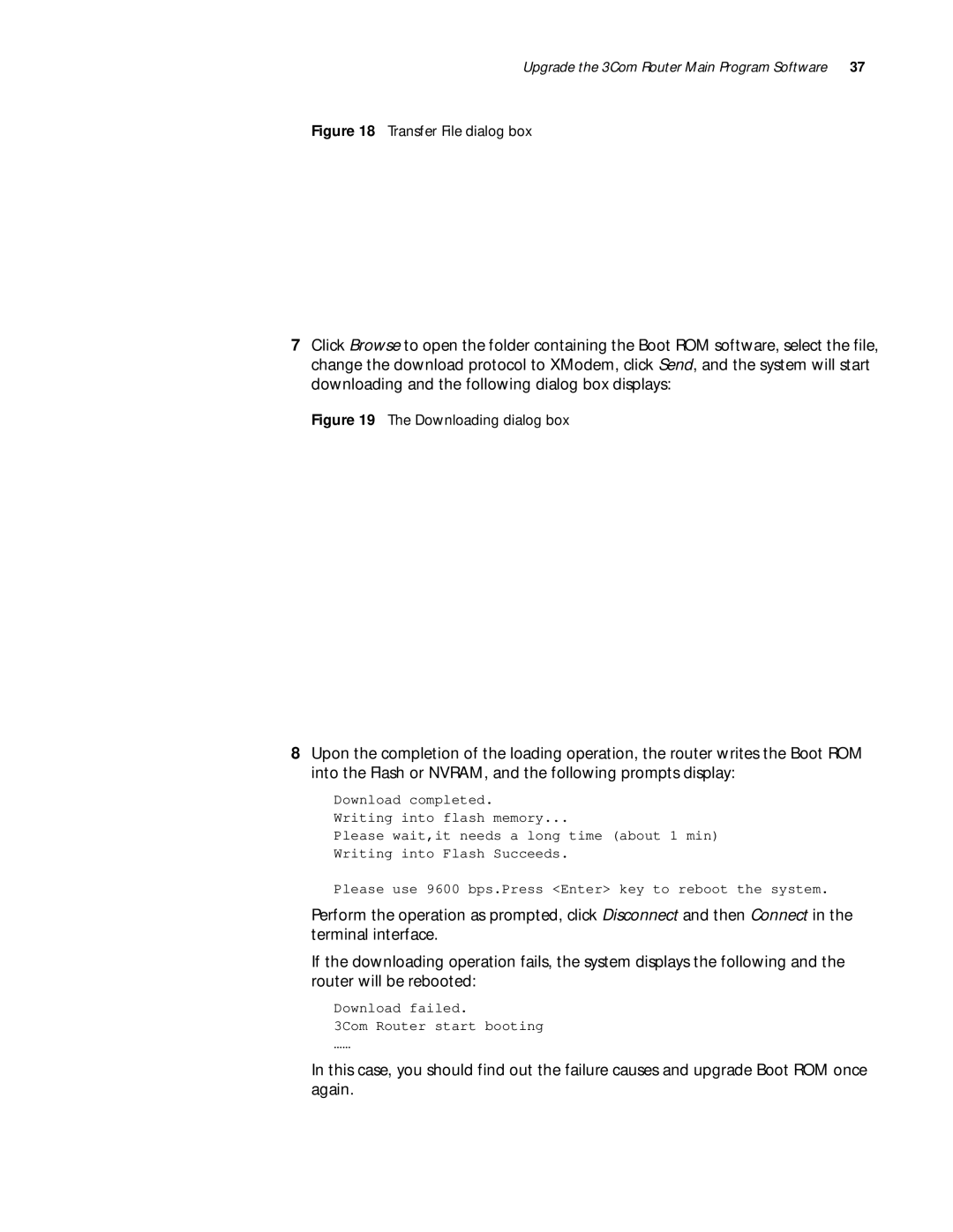 3Com 10014299 manual Transfer File dialog box 